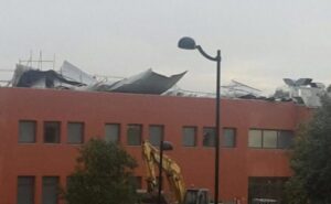 Rubiera, la grandine causa seri danni al patrimonio pubblico