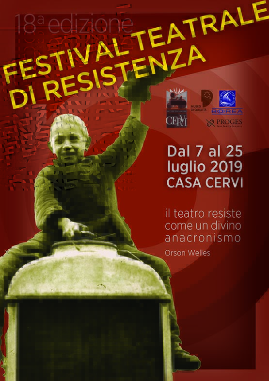 Venerdi 19 luglio alle ore 21.30 #Inscena “Riccardo Perso”. E’ il Festival Teatrale di Resistenz