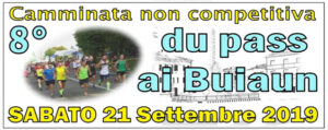 Aperte le iscrizioni per la 8a edizione della gara podistica “Du pass ai Buiaun”