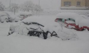 Neve sulla provincia di Reggio Emilia