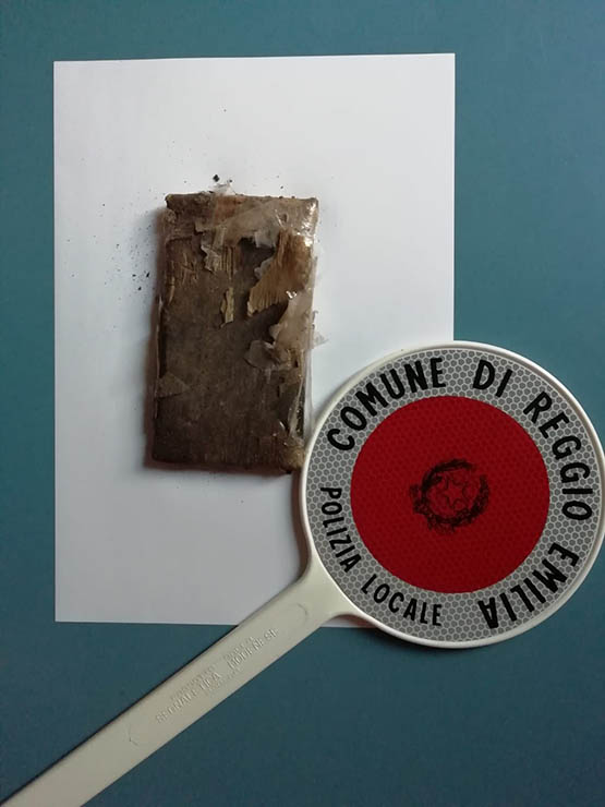 Reggio Emilia 222 Polizia Locale Hashish