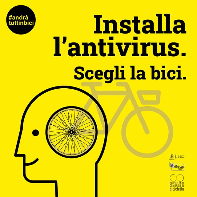#andràtuttinbici, una campagna per promuovere l’uso della bicicletta