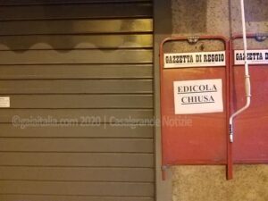 La frazione di Veggia non ha più un’edicola