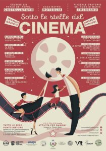 Sotto le Stelle del Cinema a Castellarano. Dodici appuntamenti a ingresso gratuito fra Parco dei Popoli, Casa Maffei e Oratorio