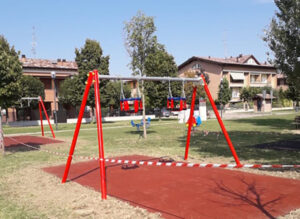 Nuove altalene e non solo, al via il restyling dei parchi gioco di Pratissolo, Ventoso e Ca’ de Caroli