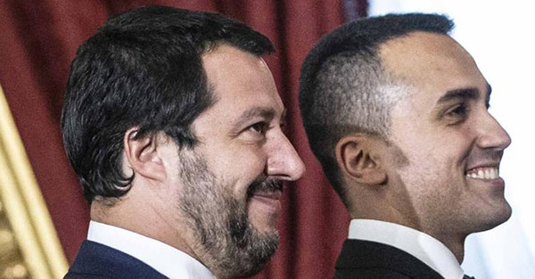 Luigi Di Maio M5S 55 Matteo Salvini