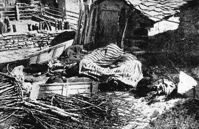 Cervarolo 00 Ricordo Eccidio Nazista