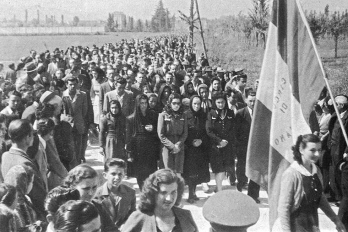 Scandiano 136 lapide-fellegara-inaugurazione-corteo