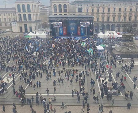 Matteo Salvini 84 Piazza Vuota