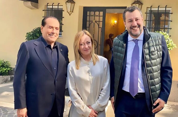 Silvio Berlusconi 42 Meloni Salvini