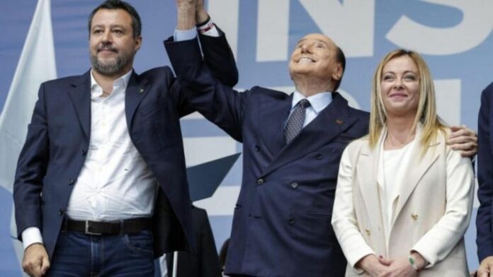 Giorgia Meloni 133 Salvini Berlusconi