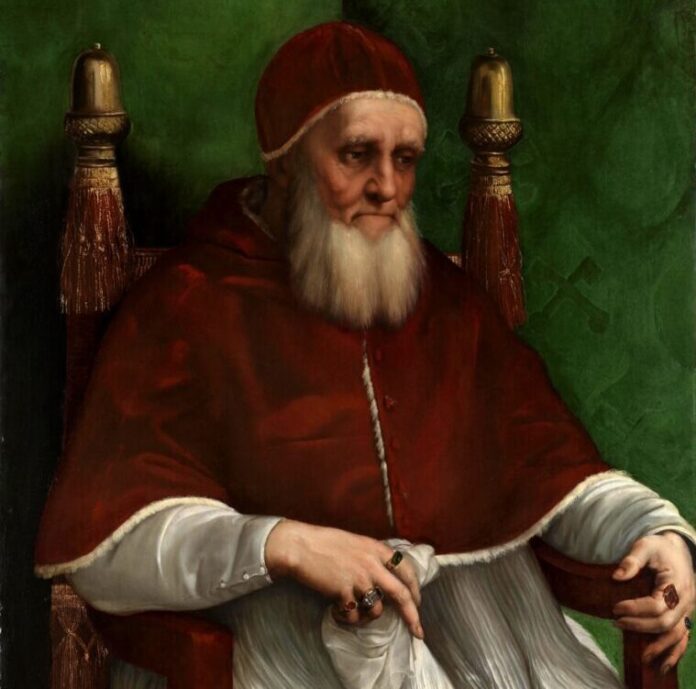 Bologna 480 Raffaello Sanzio, Ritratto di Papa Giulio II-2