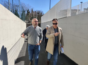 Nuova area ferroviaria, treni elettrici e nuovo sottopasso. Taglio del nastro con l’assessore Corsini, il dg di Fer Masola e il sindaco Nasciuti