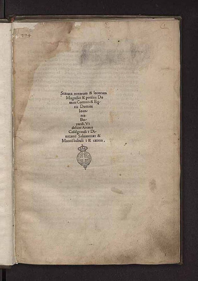 Scandiano 235 Libro Antico