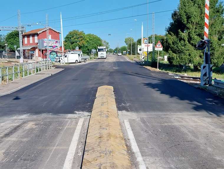 Bibbiano. SP 28 riaperta nei tempi previsti