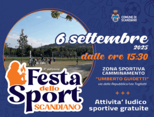 Festa della Sport, a Scandiano sabato 6 settembre dalle ore 15.30
